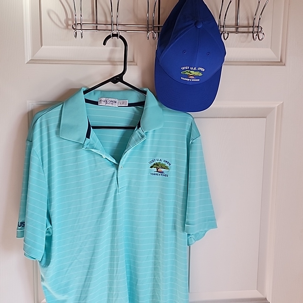 Golf polo and hat